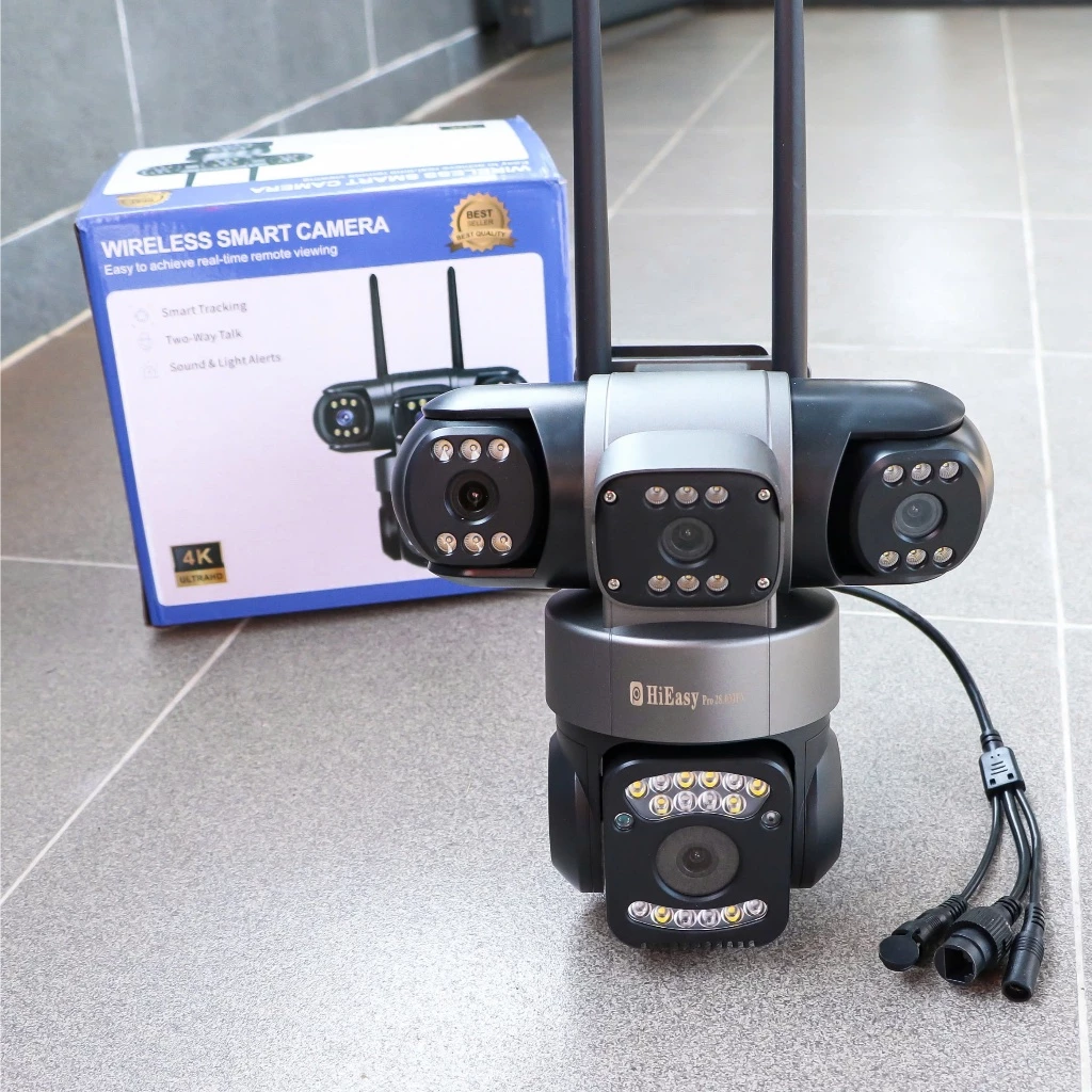 Camera Wifi HiEasy Pro 28.0M 4 mắt xem 4 khung hình 4 góc quay - Hình 2